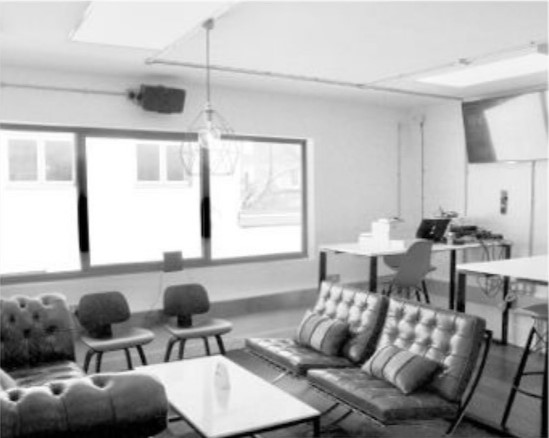 Coworking lounge photo